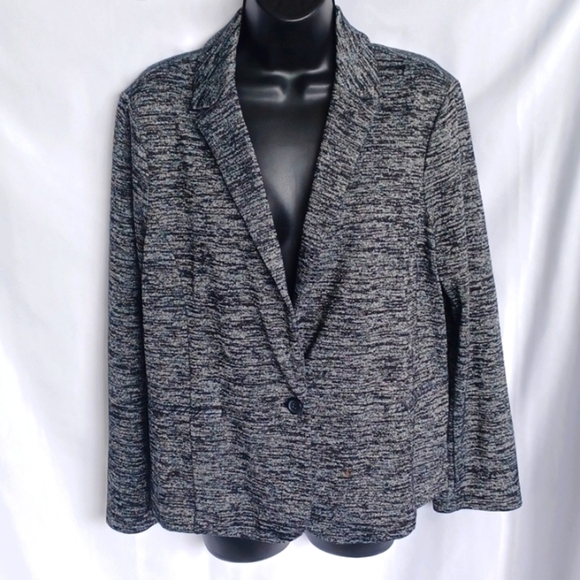 Gap Blazer, Unstructured, Sz L, Black/gray NWT - Picture 1 of 8